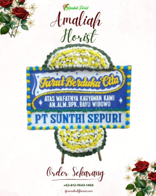 Papan Bunga Duka di Bandar Pusaka